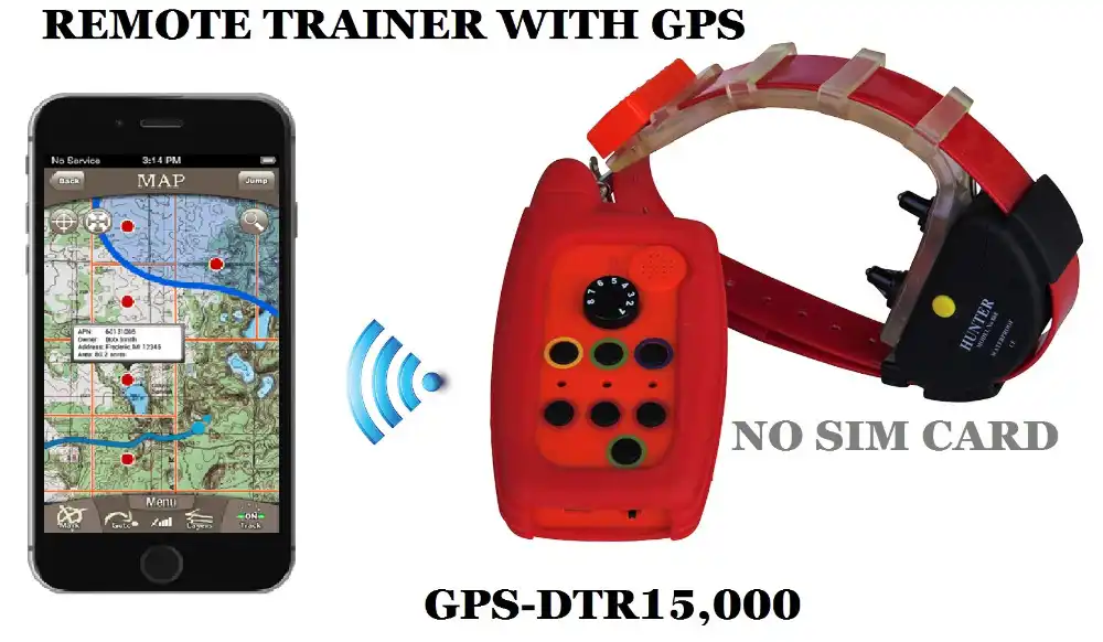 waterproof dog gps tracker collar for hunting