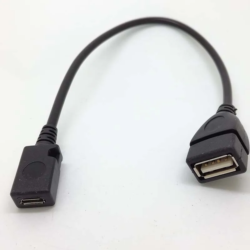 10 قطعة USB 2.0 الأنثى المقبس إلى مايكرو 5pin 5 p USB B الإناث مهائي كابلات الرصاص