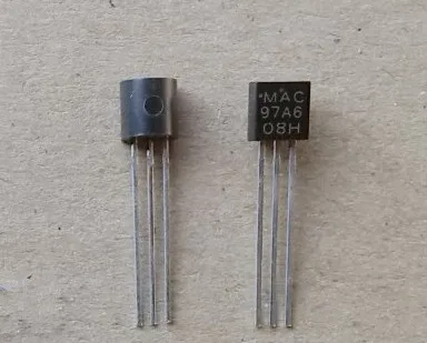 50 шт./лот MAC97A6 97A6 TO-92 симисторов твой. 6A 400 V TRIAC
