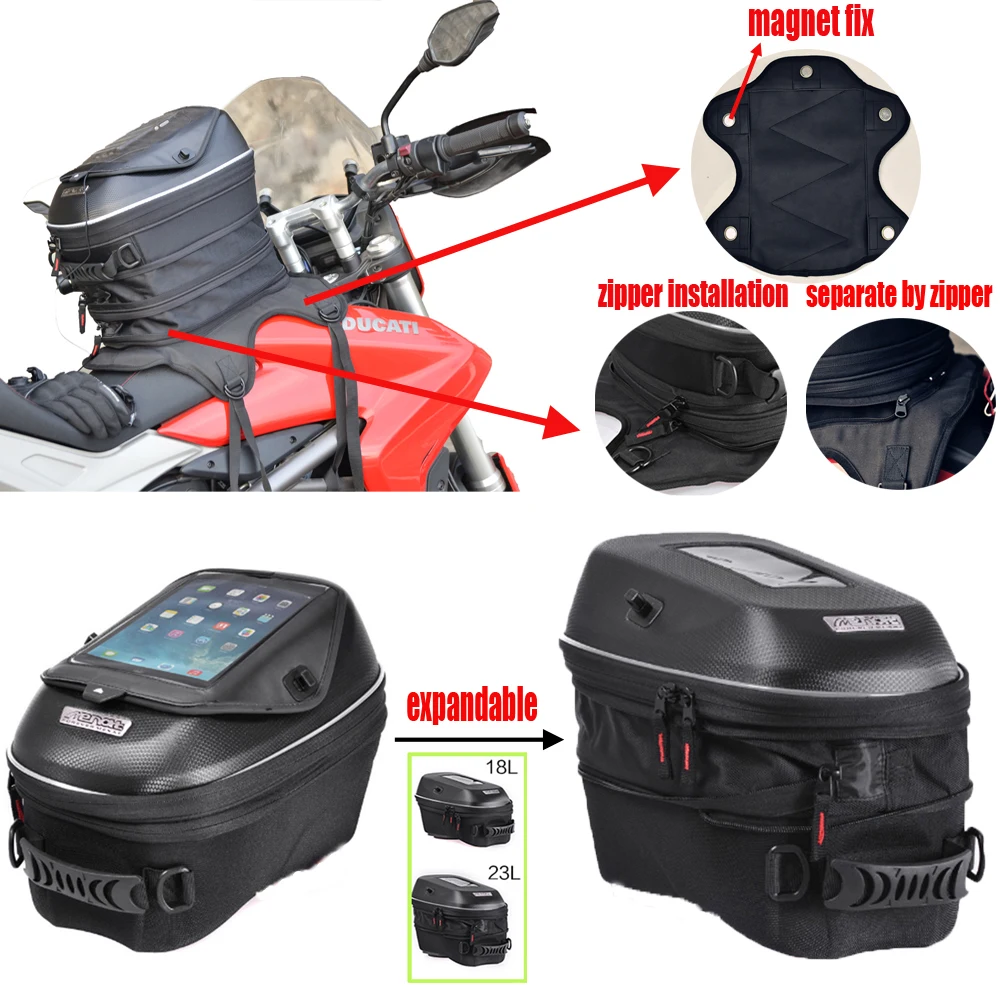 Быстросъемная сумка Tanklock 23L для мотоцикла MV Agusta Brutale 750 910 1078/MV F4 1000/Cagiva Mito 125|tank bag|tank