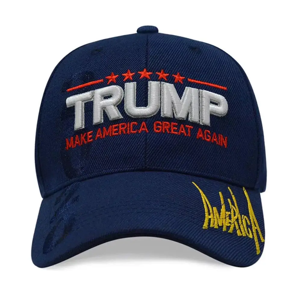 Trump 2020 шляпа, бейсбольная кепка регулируемая модная повседневная универсальная парусиновая пляжная шляпа весна лето Солнцезащитная шляпа