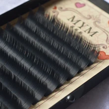 12 рядов, мягкие норковые Индивидуальные ресницы, ресницы maquiagem cilios для профессионалов, норковые ресницы для наращивания, завитые ресницы накладные ресницы