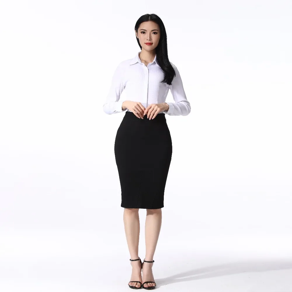 MNOGCC офисная одежда Shein Jupe Femme однотонные юбки Vadim облегающая юбка-карандаш юбка Уличная Faldas Mujer Moda