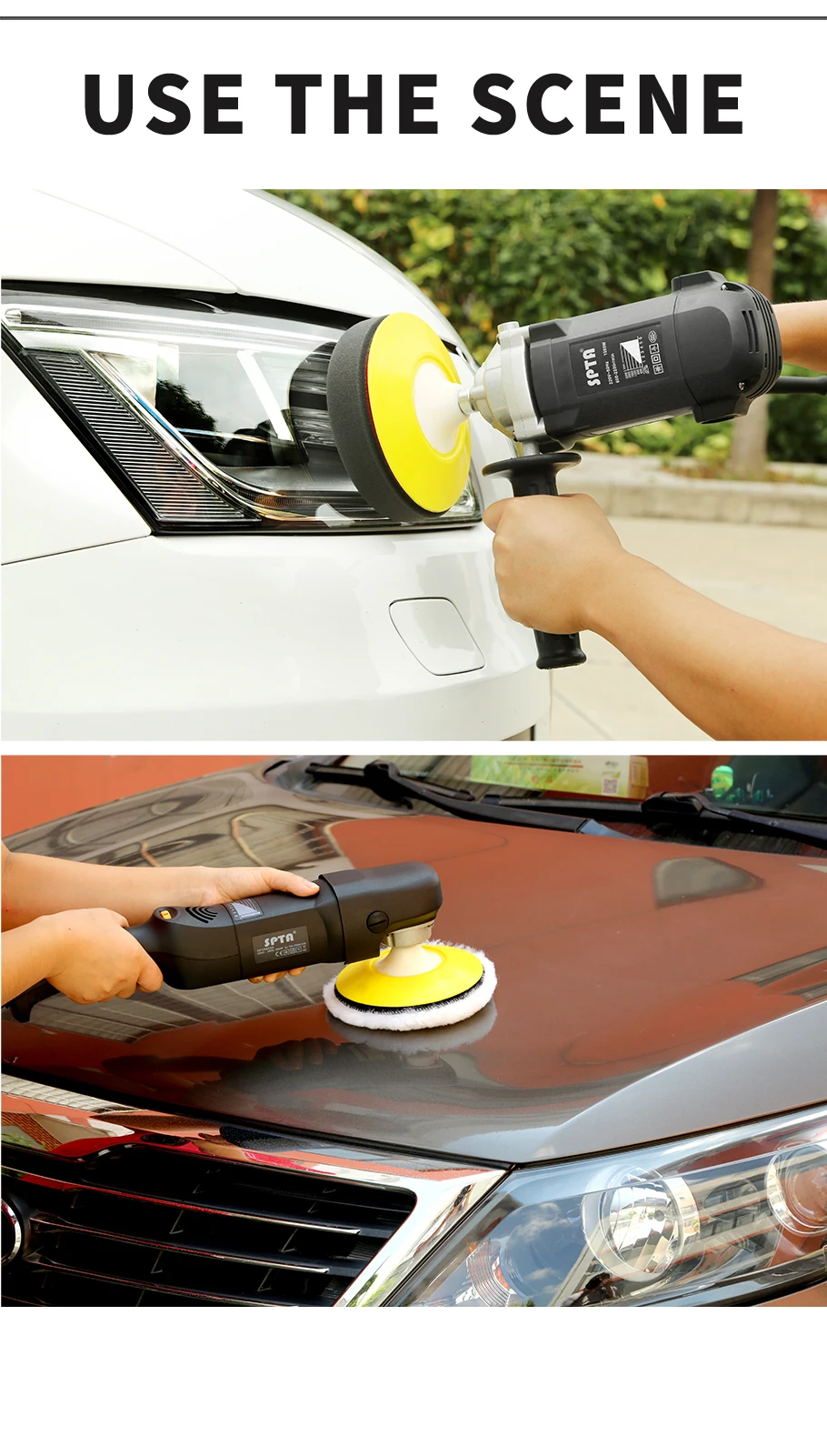 SPTA 5 6 дюймов опорная плита Backer Pad двойного действия автомобиля полировка буфер для полировки краска, лак товары для Машинка Для Полировки Автомобиля