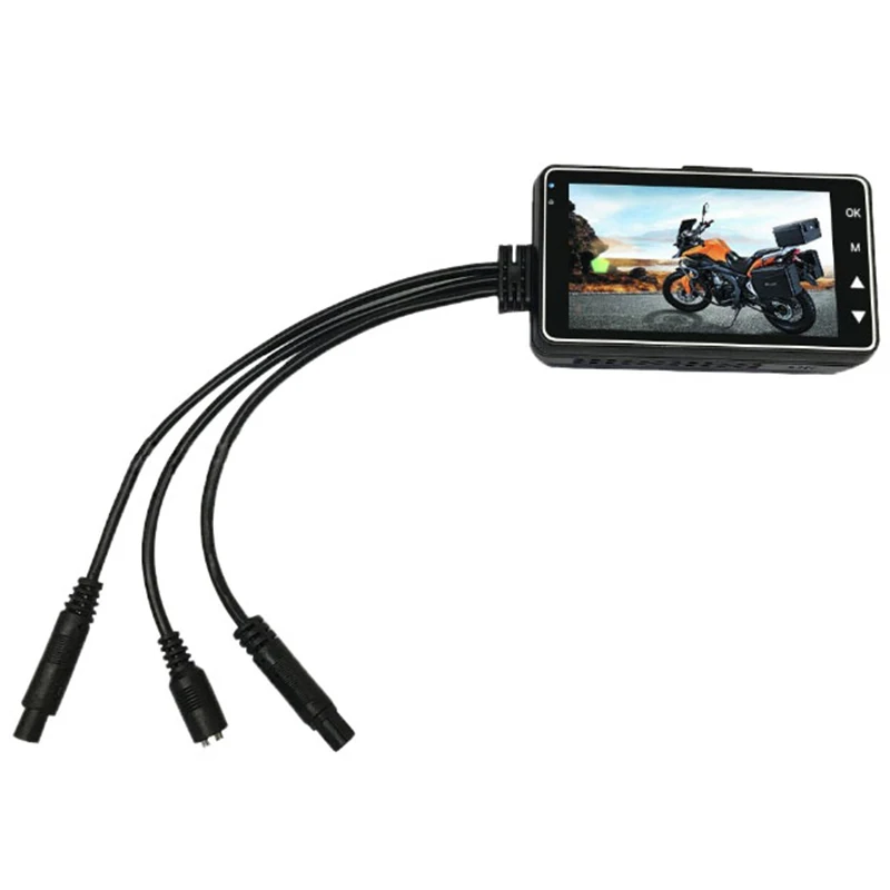 Motorcycle Camera DVR Recorder 1080P Front And Rear Dual Lens Driving Recorder