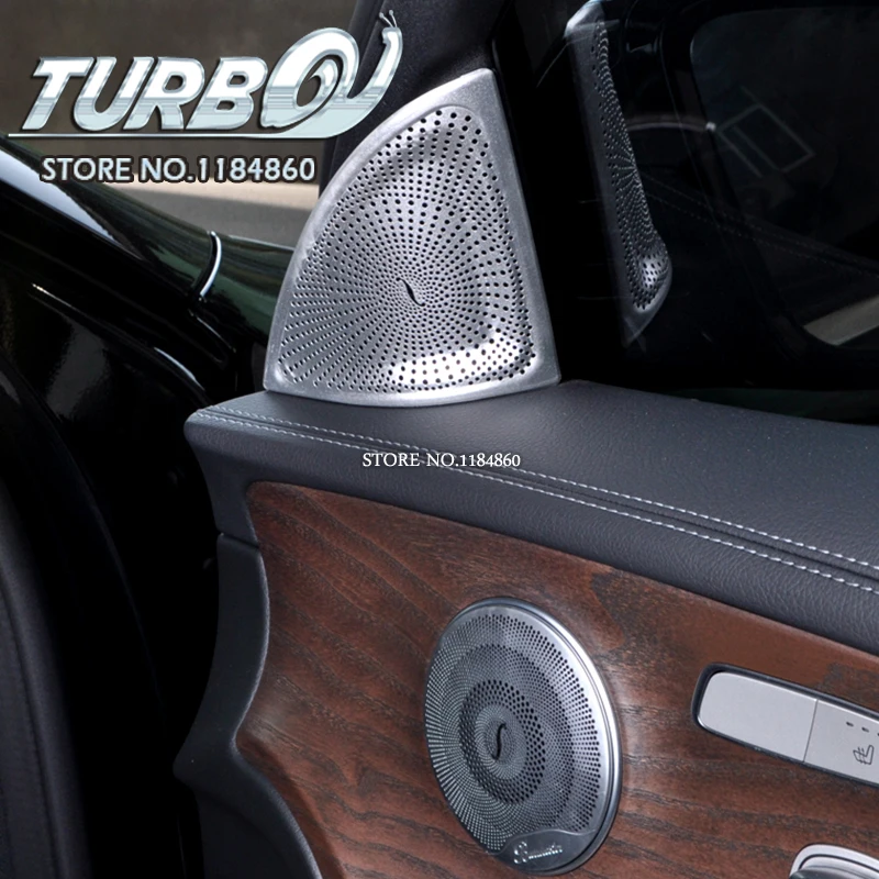 1 пара для (2016-2020) Mercedes Benz E Class w213 E200 E300 E320 Автомобильный Алюминиевый динамик на