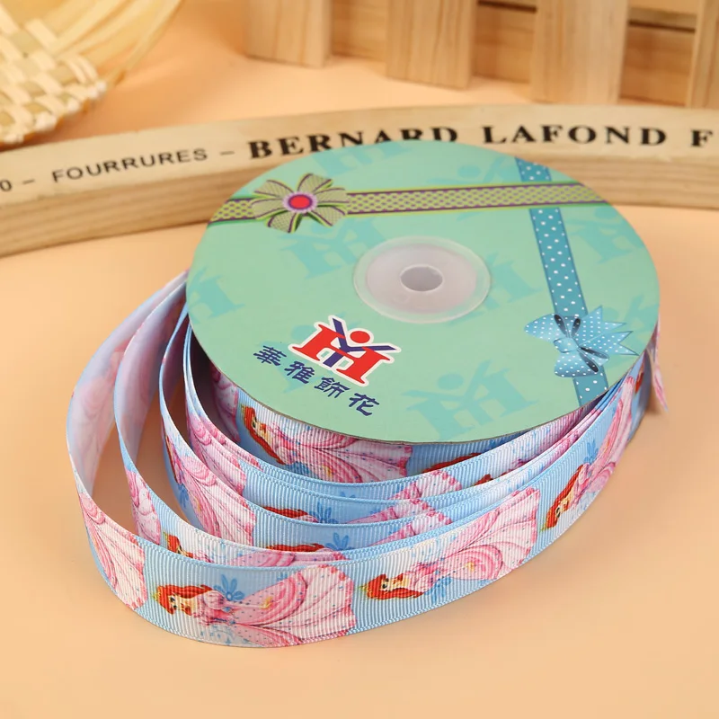 25mm width 33yard cartoon printed ribbon demon pri...