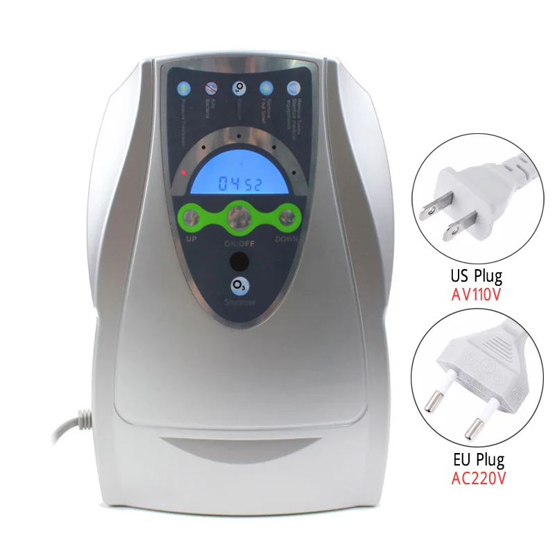 

Ozone Generator 220V110V 500mg/H Ozonizer Sterilizer Air Purifier Home Purification Fruit Vegetables Water Food Cleaner Ozonator