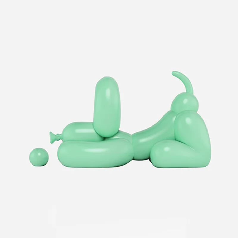 

Mighty Jaxx Whatshisname HAPPY POPEK Statue Balloon Dog Figurine Animals Resin Art&Craft Home Decoration Accessories R1703
