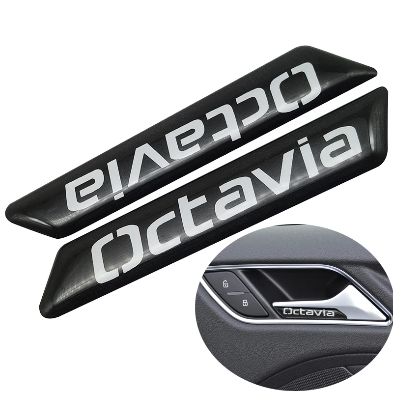 

2pcs/set New style Car Styling fit for skoda VRS octavia Seat Lift Wrench Seat Insert Trim car sticker Auto Car Accessories