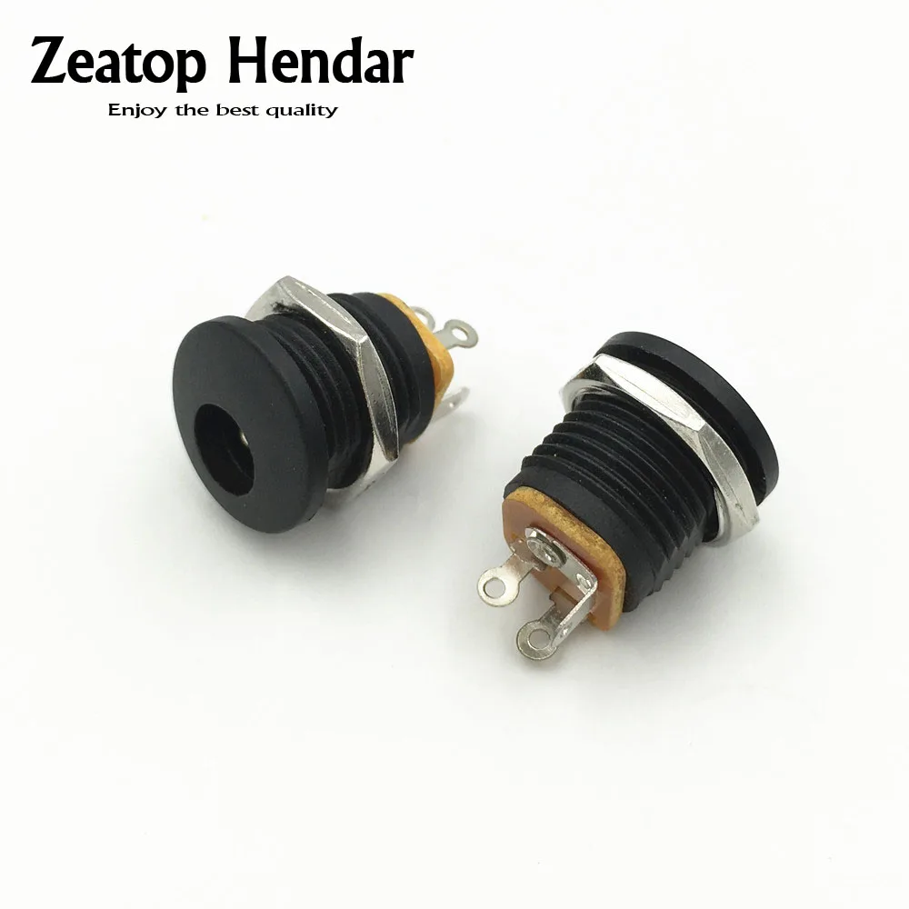 20Pcs 5.5x2.5mm DC Female Power Socket 3Pin Jack Panel Mount with Nut Connector | Обустройство дома