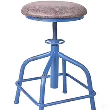 Барные стулья античный промышленный дизайн PU кожаный табурет круглое сиденье Регулируемый поворотный барный стул в наружном дизайне дома