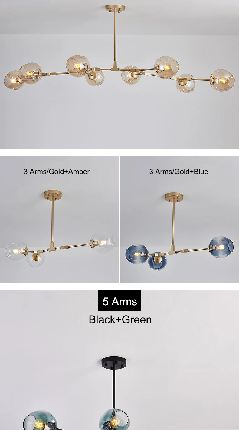 Винтажная промышленная люстра в скандинавском стиле для столовой, кухни, лестницы, черный/золотой подвесной светильник, современная люстра, освещение