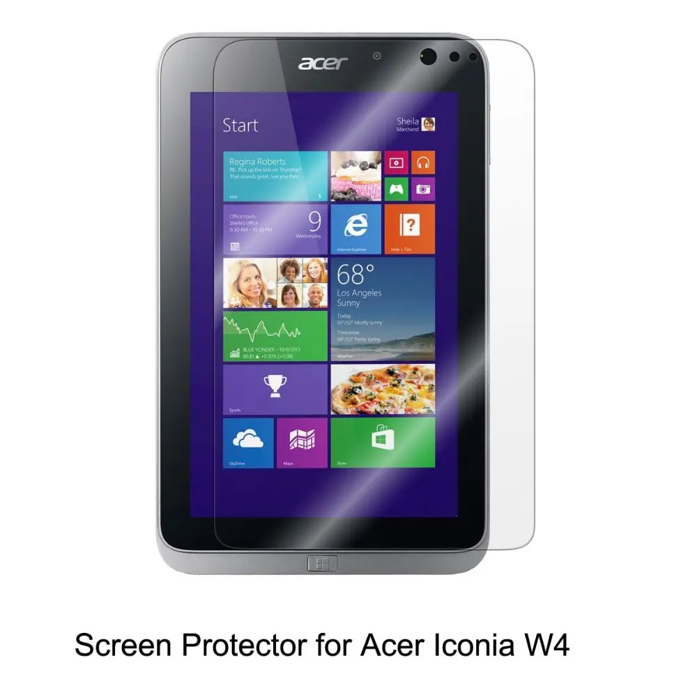 Clear LCD PET Film Anti Scratch / Touch Responsive Screen Protector