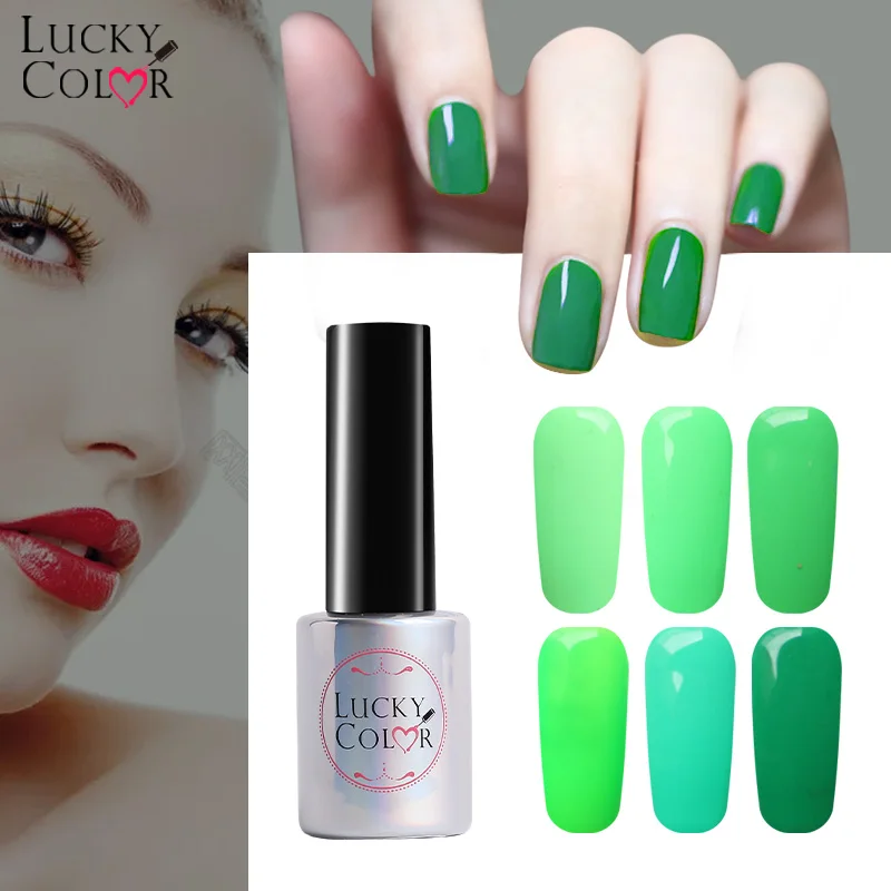 

Green Gel Nail Polish High Quality Long-lasting Soak Off UV LED 10ML/Bottle 12 Colors Pure Nail Art Tool