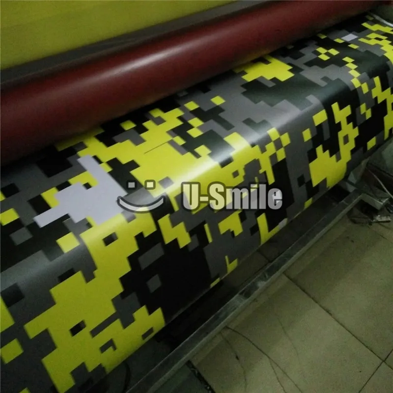 Green Car Reports >> Yellow Digital Camo Vinyl Film Sheet Pixel Camouflage Wrap ... Green Car Reports >> Yellow Digital Camo Vinyl Film Sheet Pixel Camouflage Wrap ...