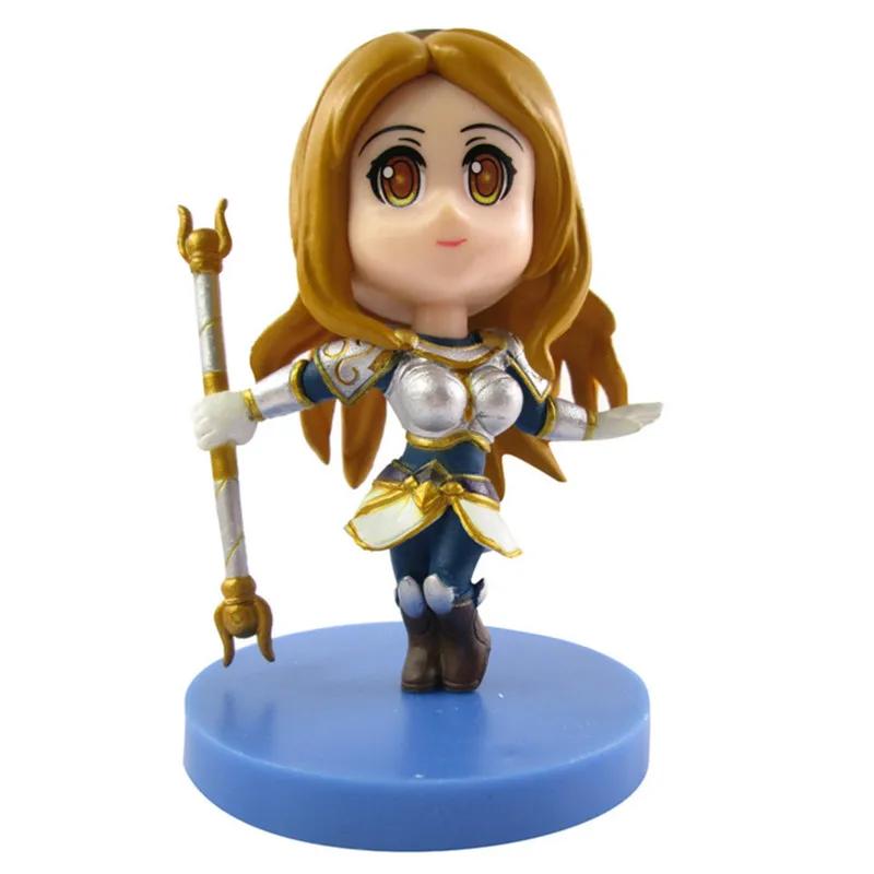 

8CM Cute Heros Action Figure Model Toy Kids Gift Party Decoration PVC Action Figure toys Birthday Gift For Children