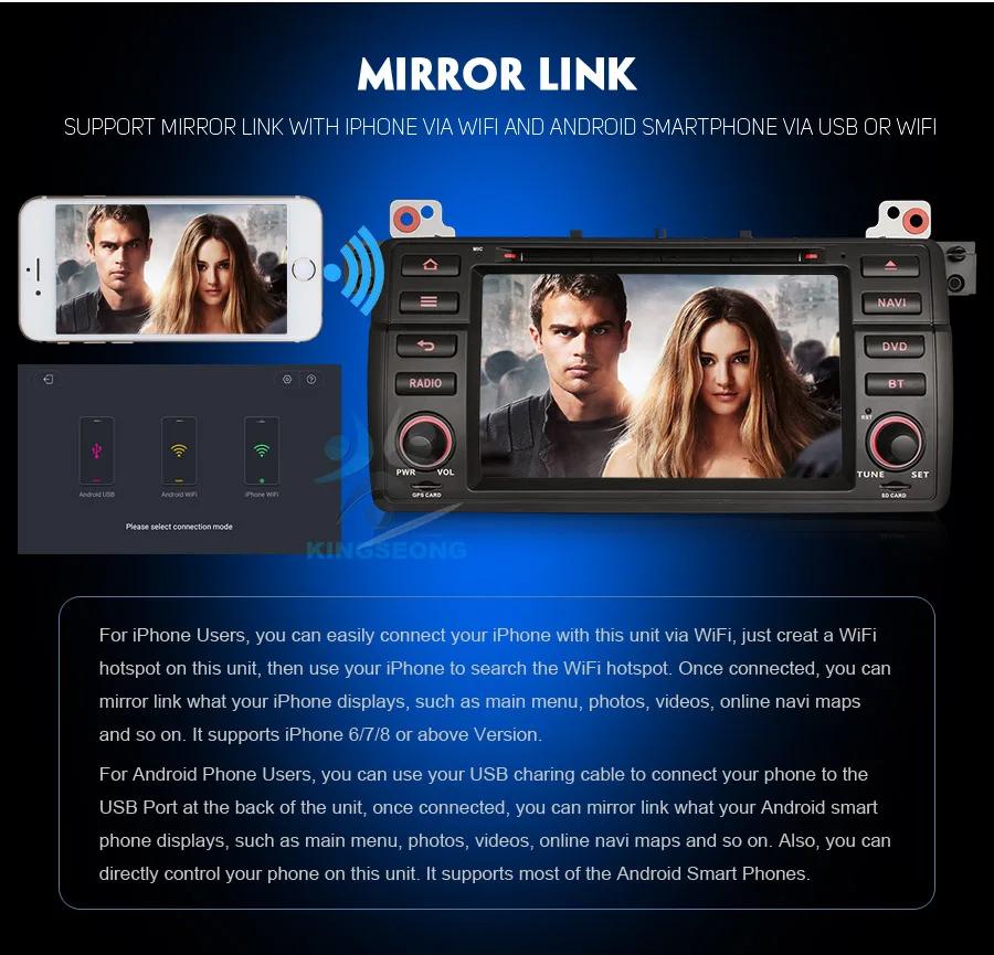 Sale Quad Core Android 8.1 Autoradio DAB+ WiFi 4G GPS DVD Bluetooth OBD2 Car Multimedia Player for BMW M3 E46 3er 325 Rover 75 MG ZT 10