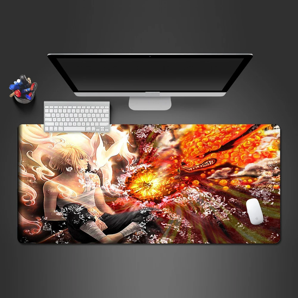 

Super Cool Naruto Anime Mouse Pad Senior Rubber Gamer Computer Keyboard Mouse Mat PC Gaming Anime Mause Pad Best Christmas Gift