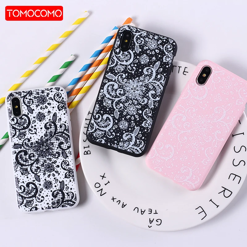 

Lace Floral Paisley Henna Mandala Tribal Soft Silicon Printed Phone Case For iPhone 11 6 6S 5 8 8Plus X 7 7Plus XS Max Fundas