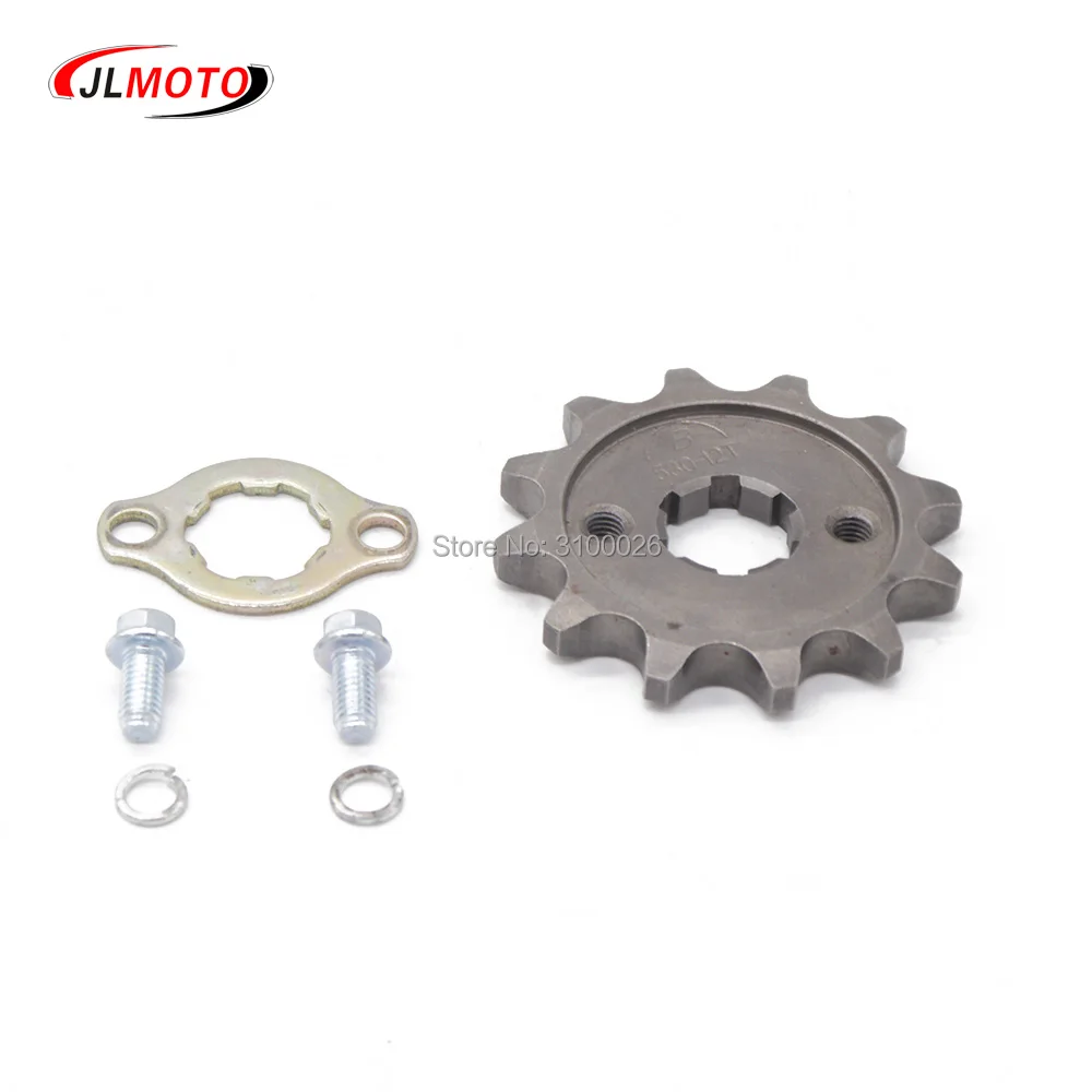 

530# 12T Front Sprocket Fit for200CC 250cc Engine Chain Drive China ATV UTV Go Kart Buggy Quad Bike Scooter Motorcycle Parts
