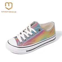 Новинка года; сезон весна; модная парусиновая обувь; яркие цвета; модная обувь с высоким голенищем; Низкие TY-06