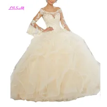 Скромное бальное платье с открытыми плечами винтажное платье с v-образным вырезом и аппликацией арабские Длинные Выпускные платья Новое Vestido Noche Largo