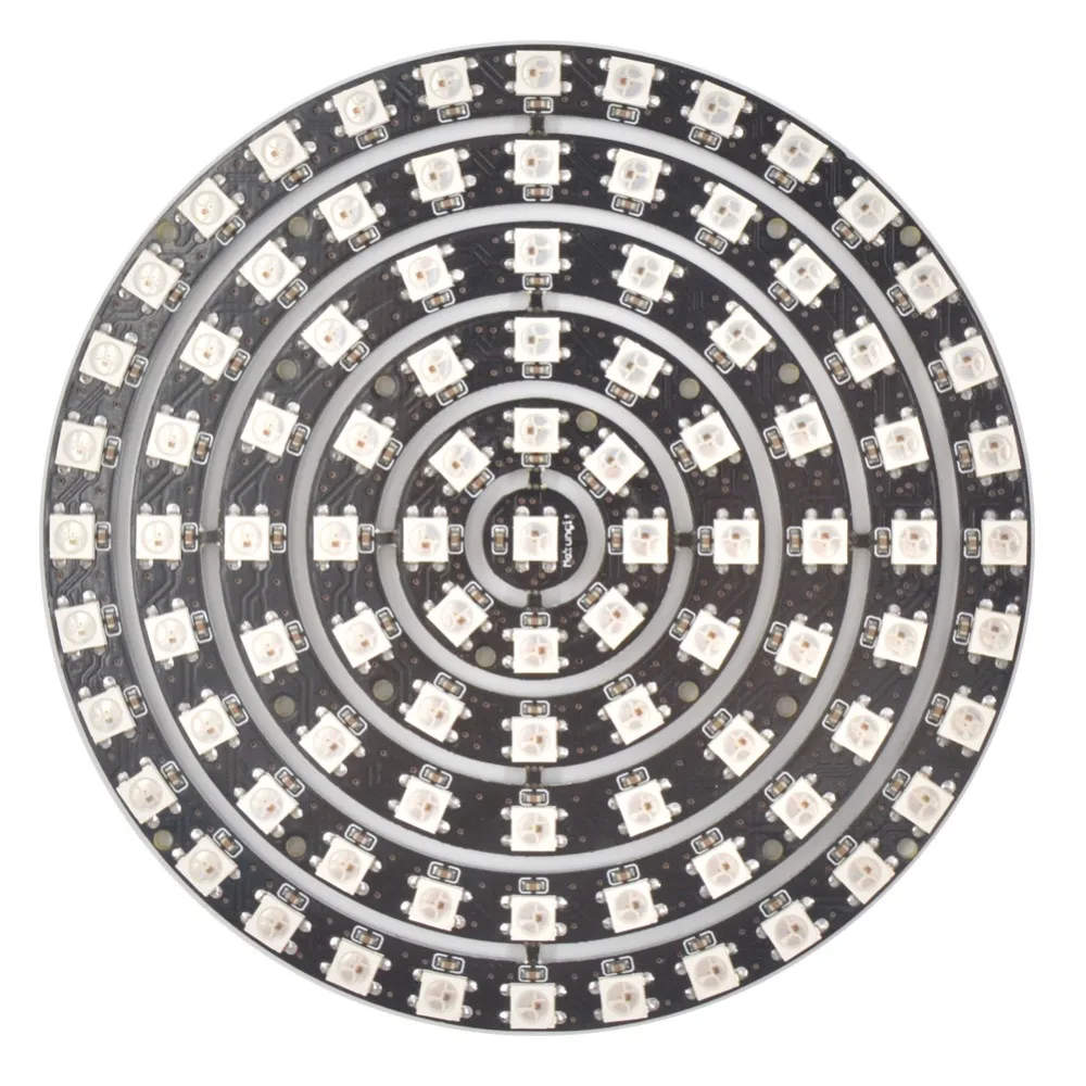 

Fast shipping WS2812B Ring 37 93 241 Bits LEDs WS2812B SK6812 5050 RGB LED Ring 5050 Built-in RGB addressable DC5V
