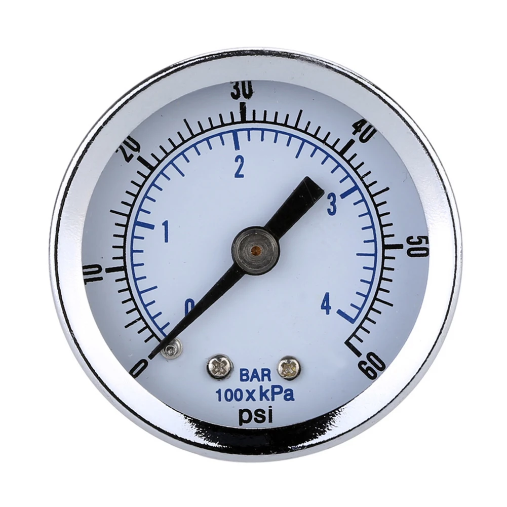 

manometer Pool Filter Water Pressure Dial Hydraulic Pressure Gauge manometre pression 1/4" BSPT Thread 0~60psi 0~4bar