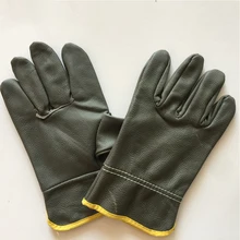 2 пары сварочных кожаных перчаток безопасные рабочие тактические перчатки моторная мотоциклетная Сварка противоскользящие короткие рабочие зимние теплые перчатки