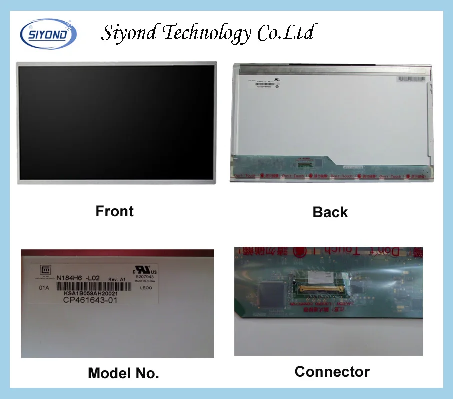 low cost  Original Grade A+ N184H6-L02 18.4 LED LCD Screen Display For ACER ASPIRE 8935G 8940G 8942G 8943G 93