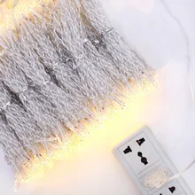 3*3m Led Icicle Curtain Fairy String Lights Window Curtain Lights for Wedding Christmas Room Garden New Year Party's Decoration 3*3m Led Icicle Curtain Fairy String Lights Window Curtain Lights for Wedding Christmas Room Garden New Year Party's Decoration