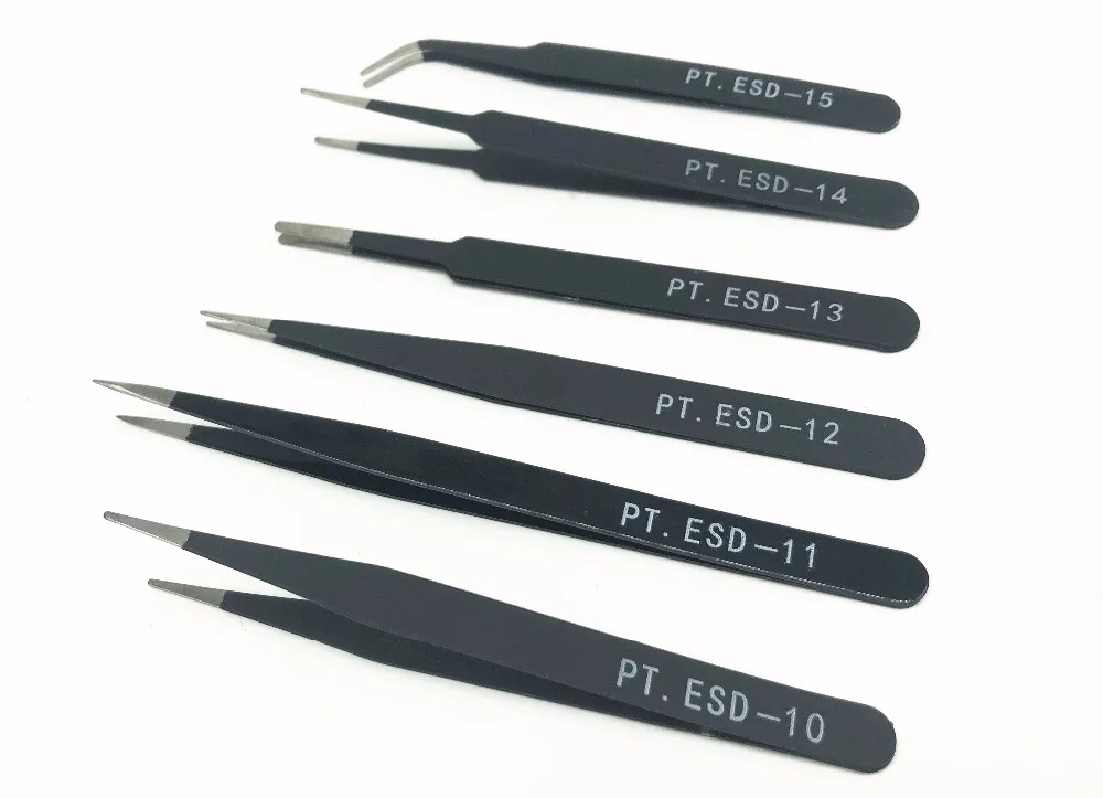 Buy Promotion Tweezer Set Fashion New 2018 6pcs BGA