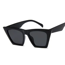 Gafas De Sol Vintage para mujer, gafas De Sol De lujo con ojo De gato a la moda, gafas De Sol negras clásicas para mujer, gafas De Sol UV400