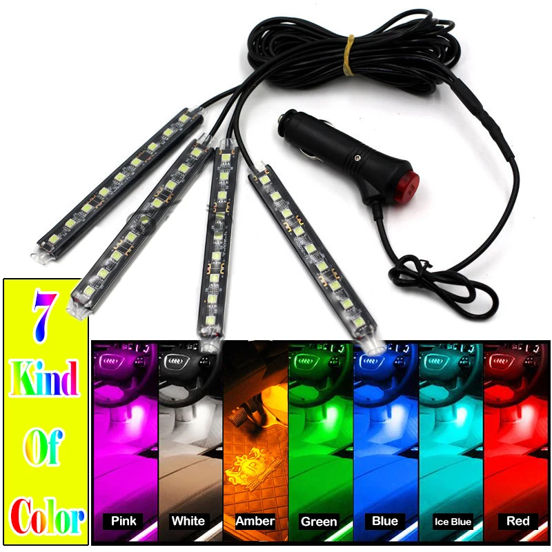Amazon Com Mictuning 13 5 Inch Car Interior Led Light Bar