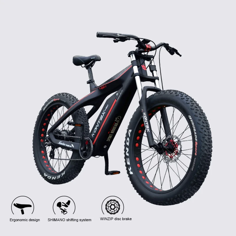 Vtt Electrique En Fibre De Carbone 26 Pouces 48v 750w Moteur Bafang Super Leger Bicyclette A Assistance Pour Homme Et Femme Aliexpress