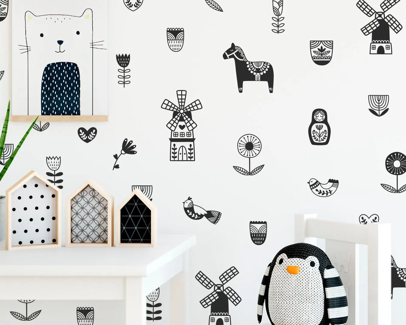 Nordic Wall Decals Netherlands Mural Decal Decor Wall Art Wall Sticker