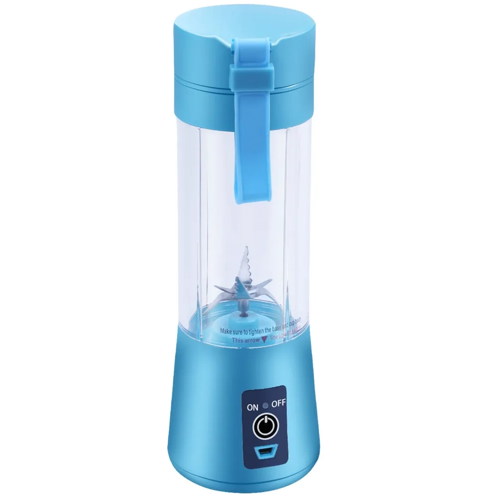

400ml Portable Juice Blender USB Juicer Cup Multi-function Fruit Mixer Six Blade Mixing Machine Smoothies Baby Food dropshipping
