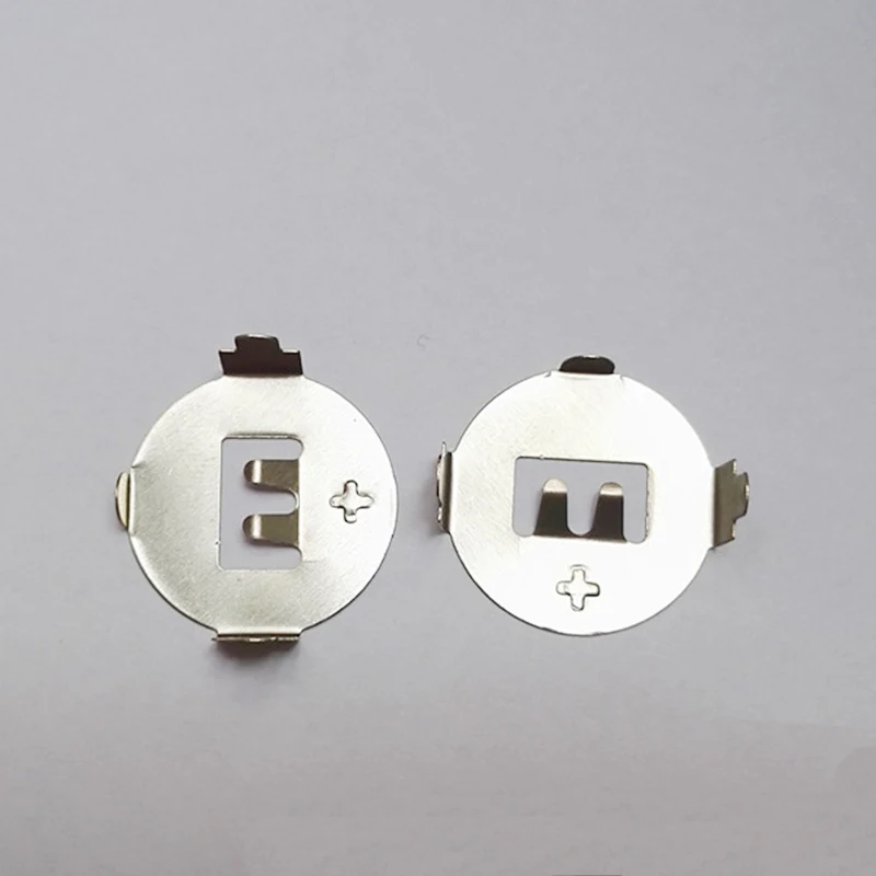 30pcs CR2032 Button Cell Battery Contacts Shrapnel Holder DIP Negative