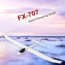RC гоночный самолет размах крыльев ручной метательный планер EPO FX-707 фиксированное крыло наружная модель самолета DIY игрушки с наклейкой для детей