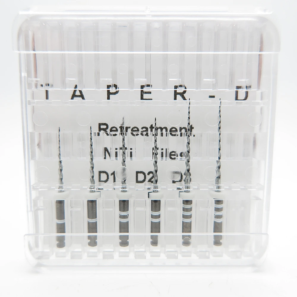Oralsply TAPER-D Retreatment NiTi Files D1 D2 D3 Dental Endodontic Endo Root Canal Drills Rotary Instruments | Красота и здоровье
