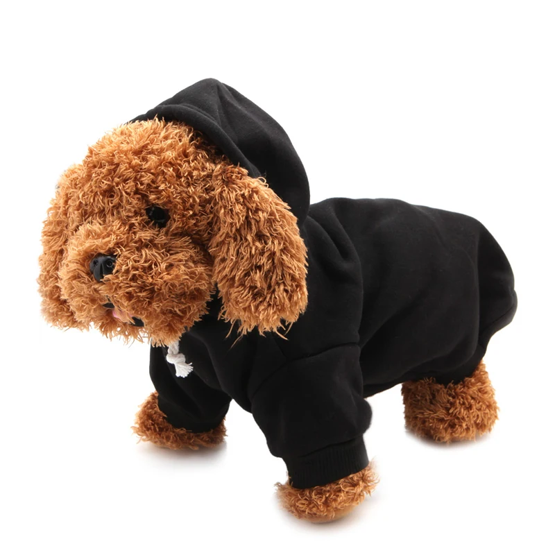 Fashion Pet Dog Autumn/Winter Puppy Clothing Hooded Polyester