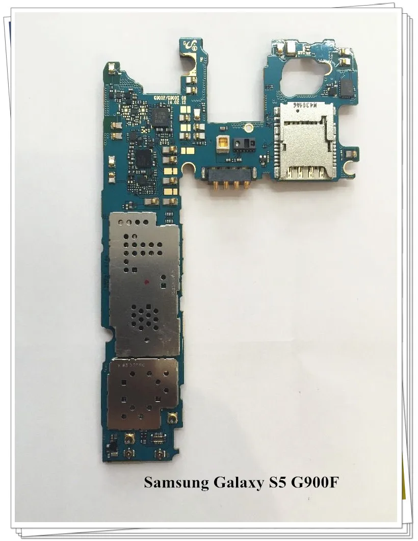 

International language!~Unlocked Original Chips Logic Board For Samsung Galaxy S5 G900F 16GB Motherboard Clean IMEI
