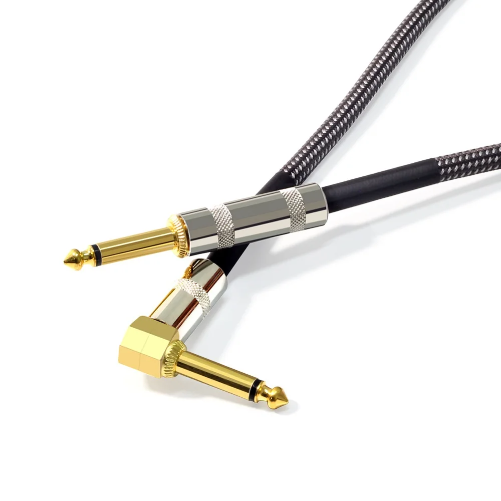 Аудио кабель моно 6 5 мм до 1/4 &quotTS Jack 3 35 штекер штекер|Кабели VGA| |