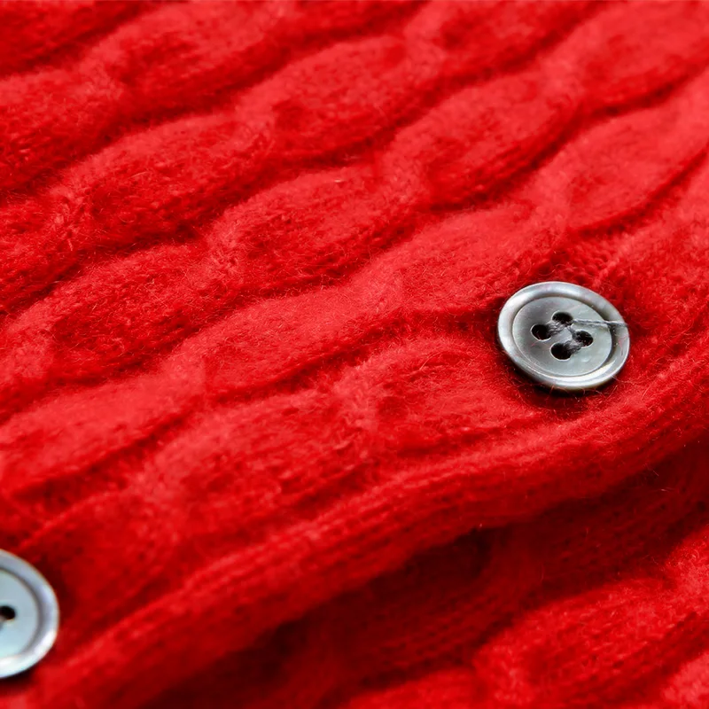 Женский вязаный Кашемировый Кардиган с длинным рукавом, свитер для женщин на осень и зиму, вязаные теплые кардиганы, женские модные трендовые Топы