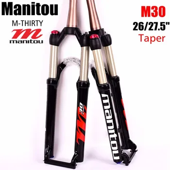 

Manitou M-THIRTY M30 27.5"650B 26er Fork Taper 100*9mm Manual/Remote lockout Mountain bike MTB Bicycle fork air PK Marvel Comp