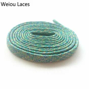 

Weiou Flat Multicolor Shoelaces Designs Colourful Polyester Flyknit Shoe Laces Colored Shoe Strings For Sport Shoestrings Sport