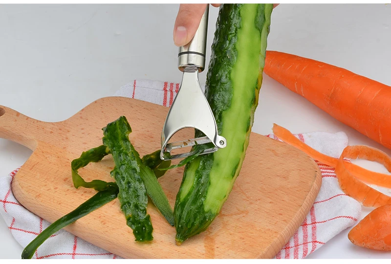Upspirit нержавеющая сталь очиститель для фруктов и овощей прочность-экономия картофеля морковь дыня нож для очистки овощей нержавеющие кухонные аксессуары