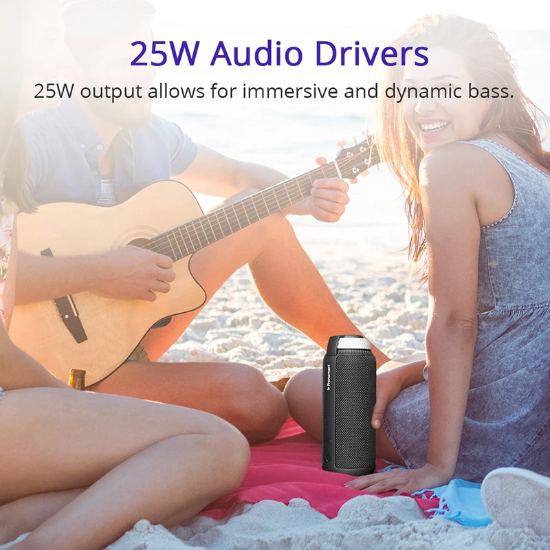 Tronsmart elemento T6 altavoz portátil Bluetooth barra de sonido Bluetooth 4,1 receptor de Audio inalámbrico Mini altavoz para música MP3 jugador - 3