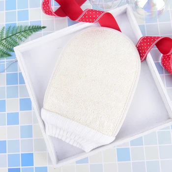 

1Pc Bath Shower Loofah Interior Fibrous Glove Magic Thicken Bath Tan Removal Exfoliator Tools